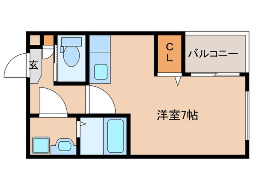 間取図 ハーモニーテラス城木町Ⅲ