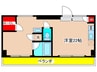Ｒｅｔｒｅａｔ 1Rの間取り