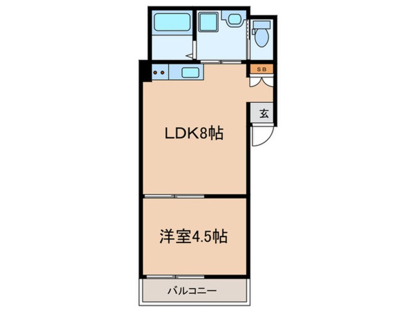 間取図 アズベル南川町