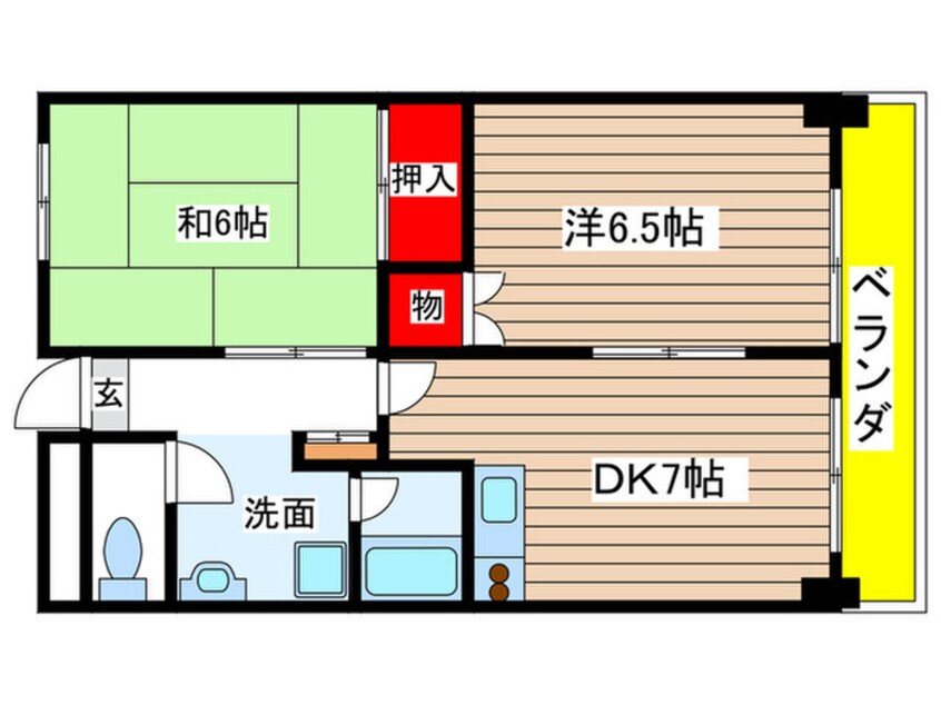 間取図 第３２オ－シャンハイツ