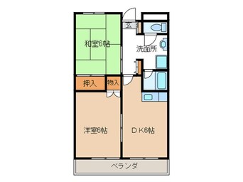 間取図 第３２オ－シャンハイツ