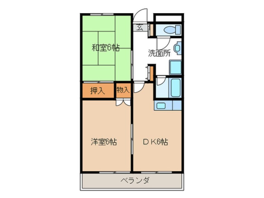 間取図 第３２オ－シャンハイツ