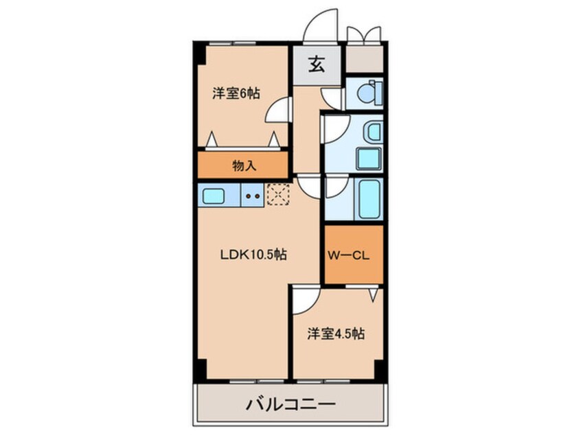 間取図 メゾン・ド・ボヌー小田井