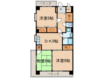 間取図 第二平安ビル