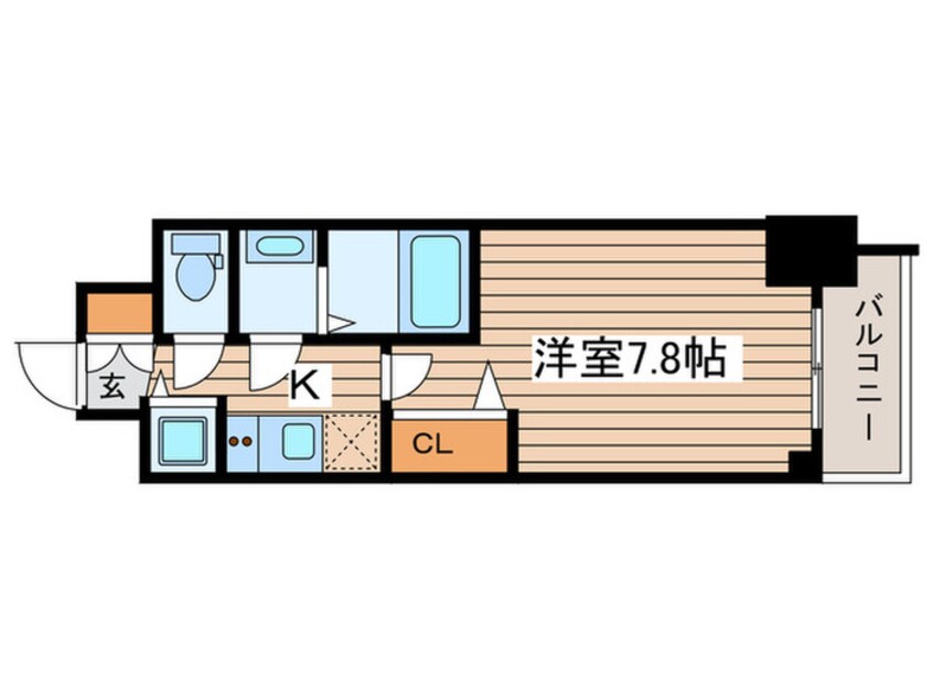 間取図 ﾌﾟﾚｻﾝｽ丸の内雅殿(1105)