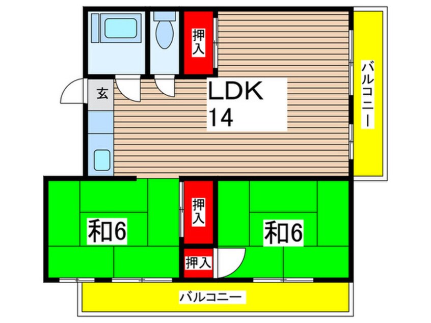 間取図 レジデンス川原