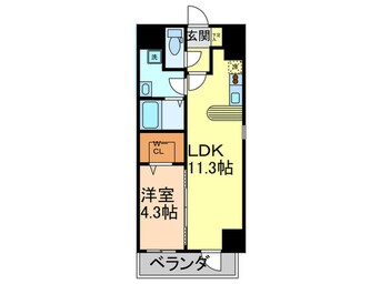 間取図 フォレシティ栄