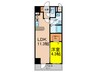 フォレシティ栄 1LDKの間取り