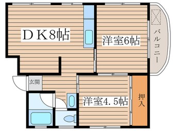 間取図 サンライトレイマンション中駒