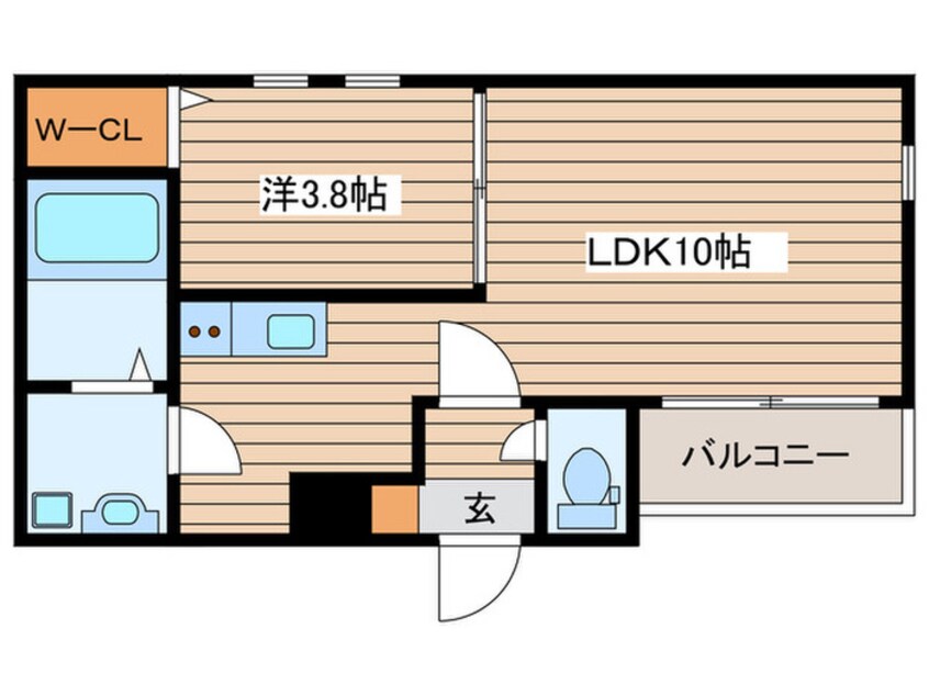 間取図 Cherim鶴里