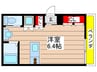 プランド－ル平針 1Rの間取り