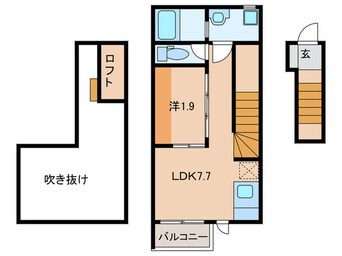 間取図 RadIAnce二ツ杁
