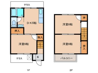 間取図 コーポラス浅野