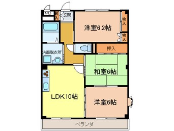 間取図 クレストステージ洋