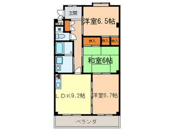 間取図 クレストステージ洋