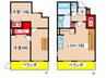 レジデンス　グリシナ 2LDKの間取り