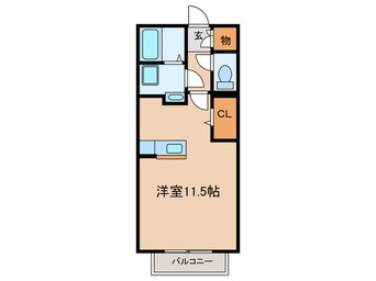 間取図 エクセレント若宮Ｂ棟