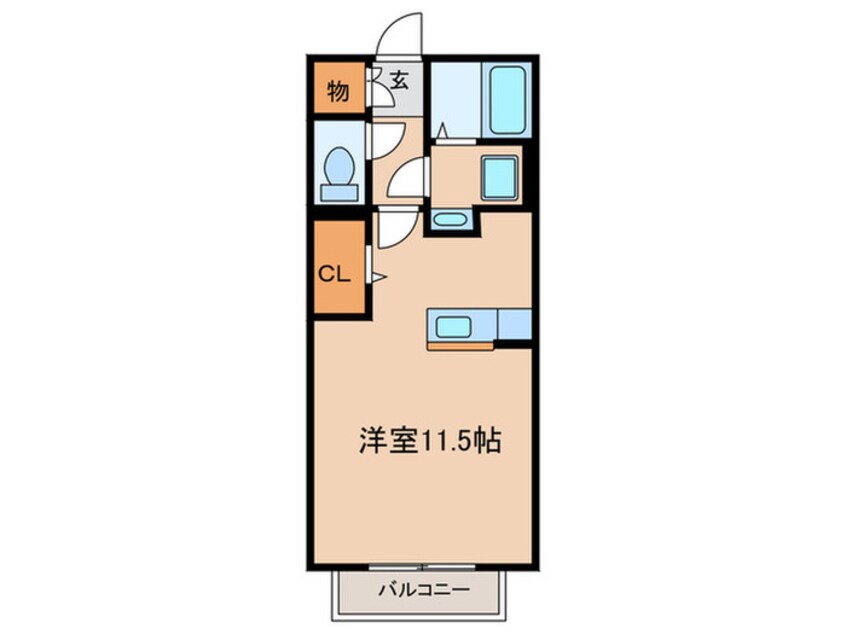 間取図 エクセレント若宮Ｂ棟