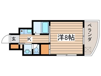 間取図 アメニティ岩戸