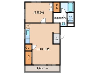 間取図 プロスパー第8ビル