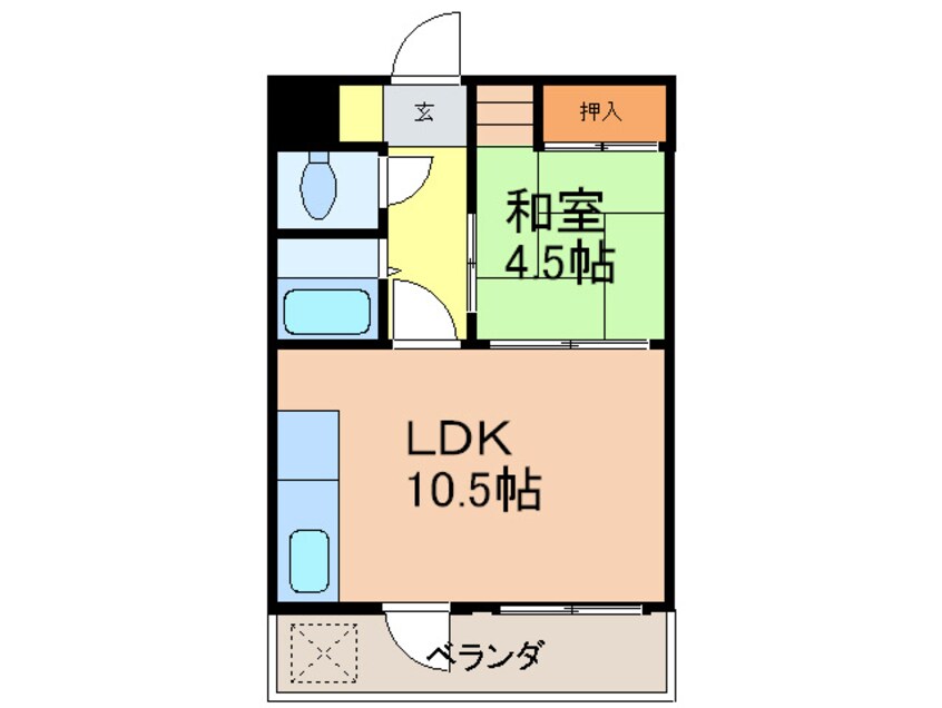 間取図 篠木ビル