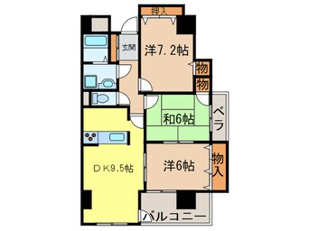 間取図 サムティイ－スト白壁