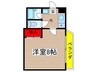 プロクシィスクエア安田通 1Kの間取り