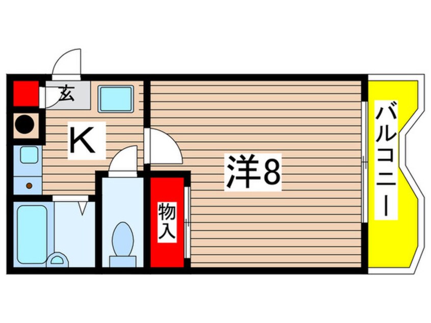 間取図 プロクシィスクエア安田通