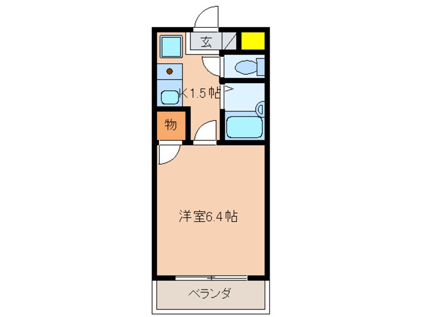 間取図 アイワ浄心ビル