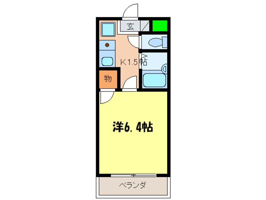 間取図 アイワ浄心ビル