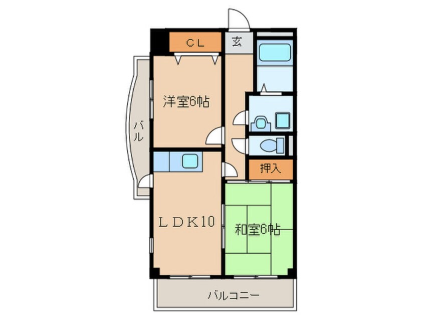 間取図 アベニューやなぎはら