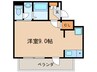 アルテミス平和 1Rの間取り