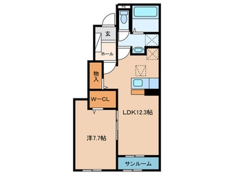 間取図 メゾン　ソレイユ