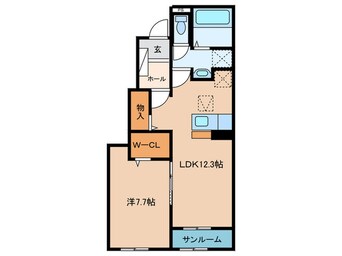 間取図 メゾン　ソレイユ