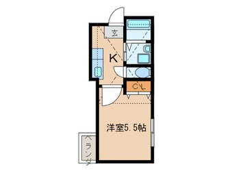間取図 カ－サ・ルチア千種Ｂ