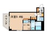 スワロ－ハイム岩塚 1Kの間取り