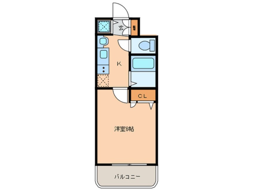 間取図 ﾌﾟﾚｻﾝｽ泉ｱｰﾊﾞﾝｹﾞｰﾄ(905)