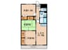 メルベーユ当知 3LDKの間取り