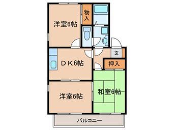 間取図 柏ハイムＢ棟