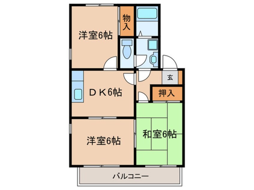 間取図 柏ハイムＢ棟