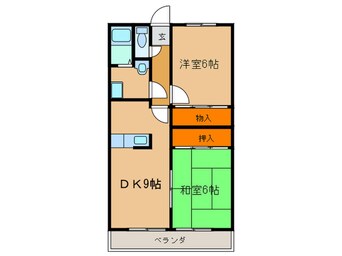 間取図 ラフォーレイトウ３