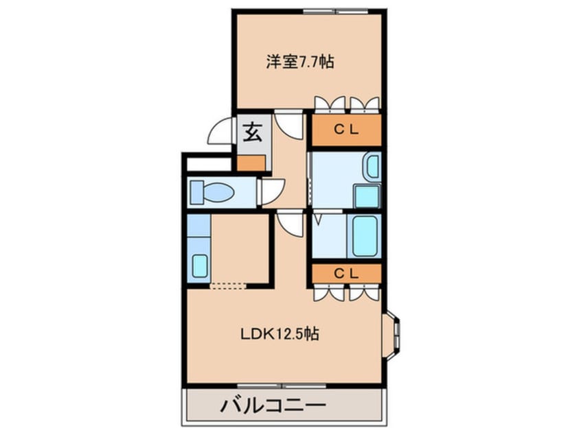 間取図 グランブル－