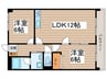 第二田中ビル 2LDKの間取り