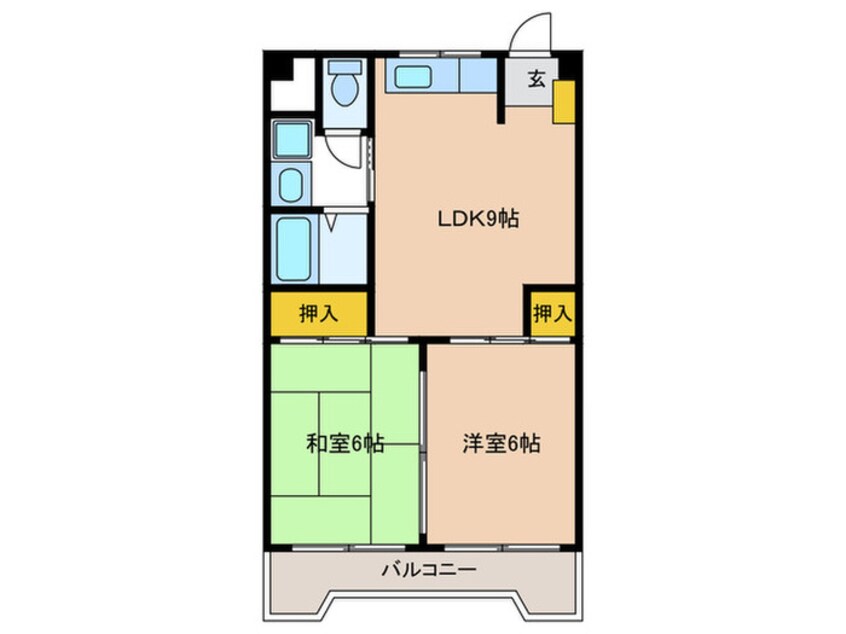 間取図 丸の内カジウラマンション