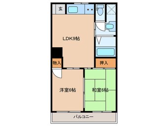 間取図 丸の内カジウラマンション