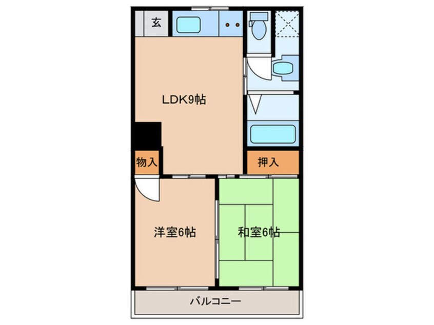 間取図 丸の内カジウラマンション