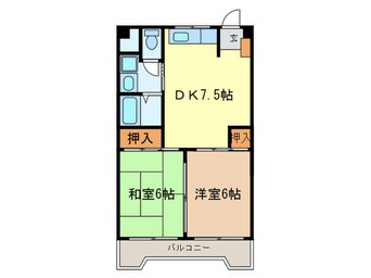 間取図 丸の内カジウラマンション