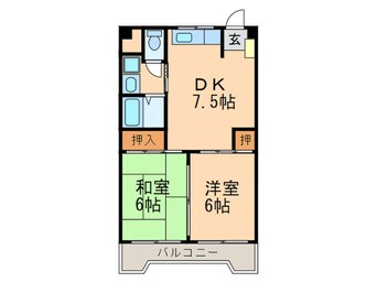 間取図 丸の内カジウラマンション