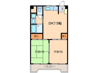 間取図 丸の内カジウラマンション