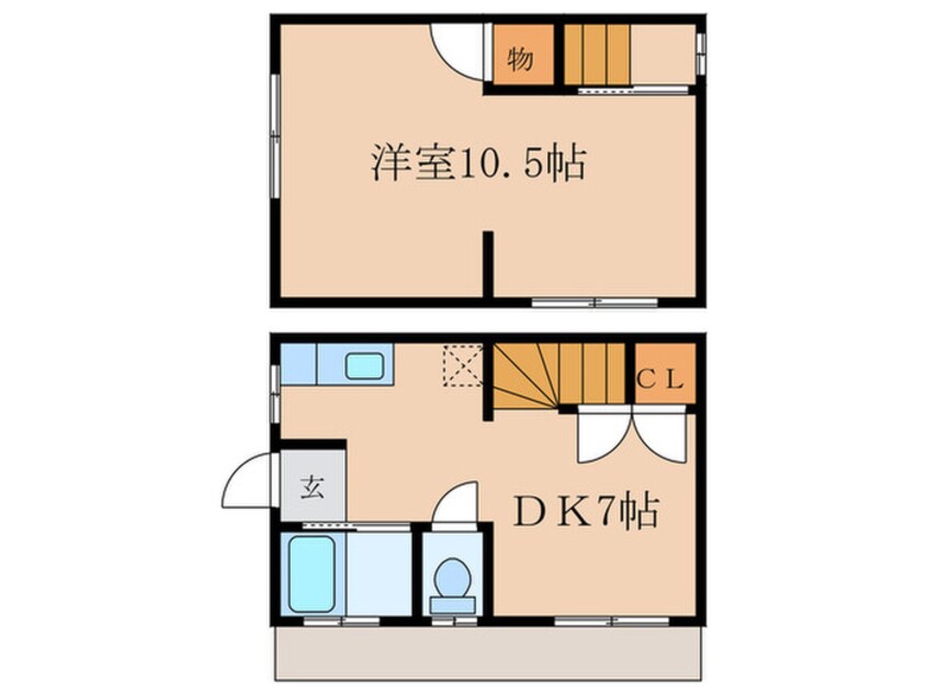 間取図 本田様貸家